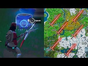 where to find lightsabers in fortnite - lightsabers all locations