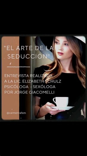 Terapia online y presencial - Lic. Elizabeth Schulz Psicóloga Clínica - Terapeuta Junguiana - Sexóloga Clínica y Educativa . Turnos al 📞 291-4744881 ✅️ Presidenta de AESYS y FESEA (Federación Sexológica de Argentina) ✔️ Directora de Carmentafem #reels #mujer #mujeres #chicas #terapia #bienestar #salud #buenosaires #cordoba #bahiablanca | Carmenta