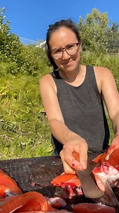 Looking forward to summer 🐟❤️ #sewyupik #fyp #yupik #alaska #alaskalife #alaskafishing #fish #salmon #salmonlover #salmon🐟 #alaskaliving #subsistence #sharingalaska | Sew Yup'ik