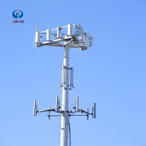 [Hot Item] Junhao 35m Radio Antenna Telecommunication Bts Steel Tube China Communication Phone Monopole Tower