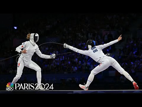 Vivian Kong wins HISTORIC fencing gold medal for Hong Kong | Paris Olympics | NBC Sports