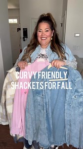 331K views · 1.7K reactions | Curvy friendly Amazon shackets for Fall! These are perfect for layering all season long!  | Leah Ryder | Facebook