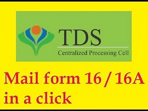 Bulk Mail Form 16/16A to Employees/Deductees