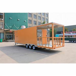 [Hot Item] Heavy-Duty 8m Food Trailer 2026: BBQ Concession with Full Kitchen Setup