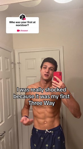 #question from @Elliot Finn who was your first at nextdoor? 👀 (my first scene partners at nextdoor) #first #nextdoor #models #veterans #vet #wild #3way #easy #more #life #cool #gym #california