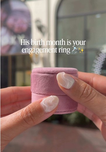 Your Engagement Ring Based on Birth Month