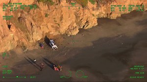 **CHP Helicopter assists the North County Fire Authority with a vehicle over a cliff in Pacifica** At approximately 6:17 pm, 911 callers began reporting that a vehicle had gone over a cliff and landed onto Mussel Rock Beach in Pacifica. The North County Fire Authority (Pacifica Fire) and Pacifica Police Department responded to the scene. Firefighters and Police Officers made their way down to the vehicle and located an 18 year old female in critical condition. The vehicle drove approximately 300