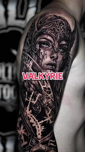VALKYRIE • BLOODLINE TATTOO #bloodlinetattoo #bloodlinetattooasia #tattoobali #tattoobangkok #tattoophuket #bloodlinetattoobali #bloodlinetattoobangkok #bloodlinetattoophuket #fyp #fyp