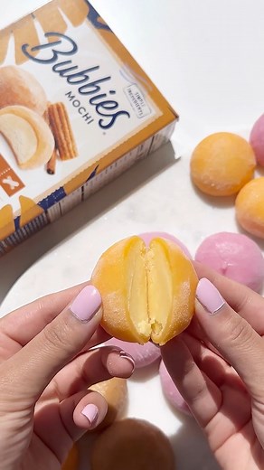 Rolling into the week with these mesmerizing mochi moments! 🌀✨ Which flavor has you craving more? 🍡 | Bubbies Homemade Ice Cream and Desserts