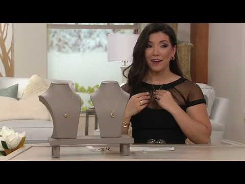 Italian Gold Celestial 18" Necklace, 14K Gold on QVC