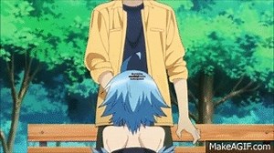 Papi loves Ice Cream {Monster Musume no Iru Nichijou} on Make a GIF