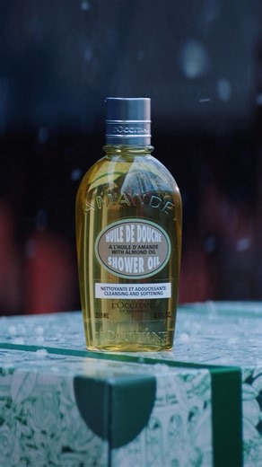 Gift a sensorial journey to Provence with our iconic Almond Shower Oil. It transforms every shower into a sensorial escape, with its silky texture and the comforting almond scent that transports you to the sun-drenched orchards of Provence. #LOCCITANE #HolidayGifts #AlmondShowerOil | L'OCCITANE en Provence