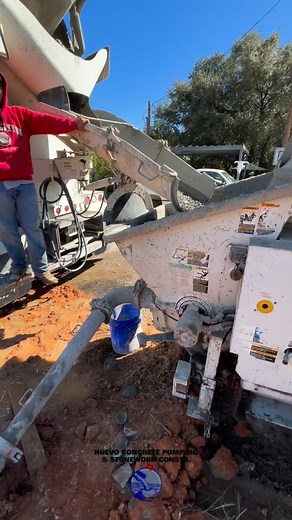 For all your Line Concrete Pumping give us a call/ text 817-559-3686 #concretegrinding #lineconcretepump All areas! | JH Stonework & Huevo Concrete Line Pump