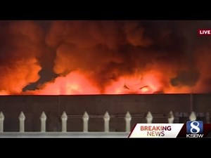 See the moments Moss Landing battery plant fire erupts