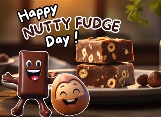 A Perfect Day For Nutty Fudge Lovers