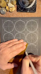 Watch How to draw Nine Octagons in this beautiful pattern. fastThis method uses an outer Square and Nine inner squares and Circles, to create these perfect harmonic octagonsWatch the patterns form in the space between the octagons as well. #sacredgeometryartist #art #geometryart #geometry #geometryschool #natureofflowers #mathematics #sacredgeometry | Natureofflowers