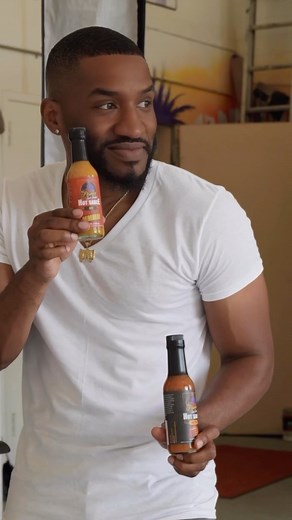 My Hot sauces are so good, made with Caribbean spices and flavors that will take any meal to the next level. - Get them @ ShopJoelJames.Com #celiacruz | Joél James