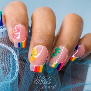 2.6K views · 21 reactions | Cute Summer Nail Art Design 2024 #fypnails #reelsnails #shortnailsdesign #nailforyou #uniquenails #summernailart #trendingnailart #easynails #nailvideosdaily #nailarttutorial #nailartdesign #cutenailart #easynailart #nailartlovers #naildesigns4all #nailvideo #nailartlover | Nat de Nail | Facebook