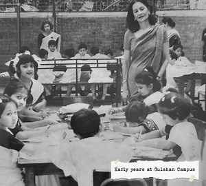 13K views · 576 reactions | Dreams were born with humble beginnings. This picture captures a nostalgia filled moment of BIT Gulshan campus in 1983, featuring Late Ms Lubna Choudhury, the founder and visionary of BIT #BITSchool #Nostalgia #FoundingYears Contact us for admissions and more:  Gulshan Hotline: +880 18 4729 0393  Uttara Hotline: +880 18 4729 0391  Website: bitschool.edu.bd  Email: admission@bitschool.edu.bd | Bangladesh International Tutorial- BIT | Facebook