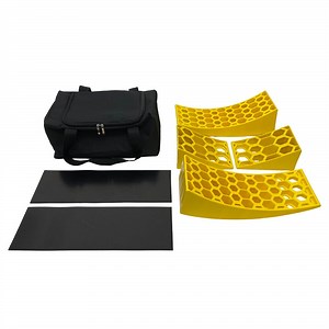 [Hot Item] Camper Leveler RV Leveling Blocks Kit RV Leveling System with Curved Levelers and T Level Included Faster RV Camper Leveling