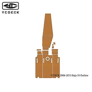 [Hot Item] Ycdeck Custom 2006-2015 Baja 35 Outlaw Cockpit Swim Platform 6mm Nature Light Weight But Reasonable Structure EVA Foam Faux Boat Flooring