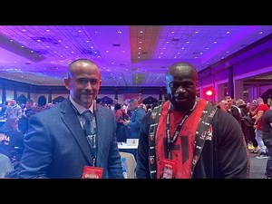 LIVE FROM LAS VEGAS! Samson Dauda interviewed by Giles Thomas at 2022 Olympia Meet & Greet