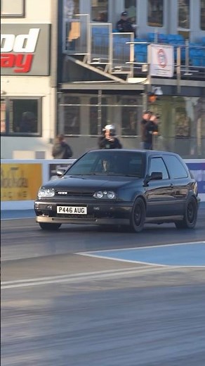 Meet the Golvo - a VW Golf powered by a 950hp+ Volvo engine! 🤯 #shorts