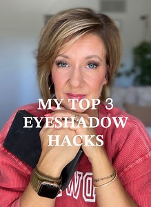 These are 3 of my best eyeshadows HACKS! 1. Get that darkest color above your crease if you have her eyes 2. To create lift, you can grab a piece of paper and hold it from the edge of your eye to tail of your brow. Swirl your eyeshadow. 3. Only apply eyeliner to the outer third or half of your eye if you have mature eyelids. Would you like the eyeshadow colors I use today? Comment EYESHADOW and I’ll send you a link and the colors. All Seint makeup. #hoodedeyestruggle #hoodedeyes #makeuphelp #mak