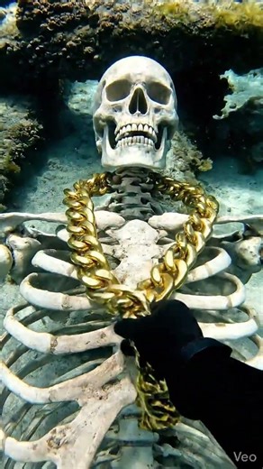 POV I Found Gold on a Skeleton Underwater 😨
