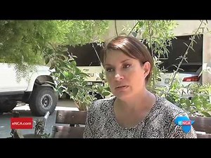 Outrage over caged woman