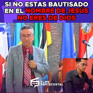81K views · 1.6K reactions | #LAVERDAD Si no estas BAUTISADO en el NOMBRE DE JESÚS no eres de DIOS!!! #EnElNombreDeJesús #Dios #Petecostal #BAUTISMO | Clips Pentecostal | Facebook