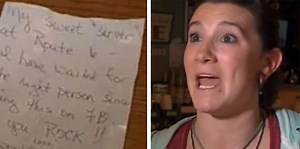 Solo diner leaves mysterious note and disappears without trace – then waitress realizes she's been chosen