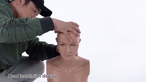 MKDLUFEI 69inch Form Mannequin, Female Full Body Mannequin, Adjustable Manikin Body with 360°Rotatable Head, Detachable, Metal Base, Realistic Mannequins Stand for Display Clothing (Female)