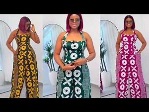 How to Cut AND Sew Palazzo TROUSER and BUSTIER TOP with HALTER NECKLINE/TWO PIECE TUTORIAL