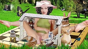 ALICE IN WONDERLAND&period; GIANT IN THE HOUSE&period; True story&period;