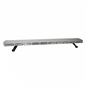[Hot Item] White Black Aluminum Slim Linear LED Warning Lightbar with Red Brake Function