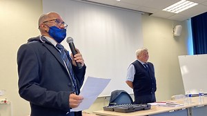 Sète :  Jean-Claude Gayssot témoigne devant des lycéens de Joliot-Curie