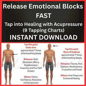 Acupressure Tapping Points to Clear Emotional Blocks FAST! PDF With 9 Full Color Charts - Instant Download - Etsy