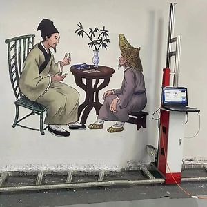 [Hot Item] Used and Cheap Vertical 3D UV Indoor Metal Glass Wood Tiles Canvas Wall Picture Printing Machine Second Hand 3D Wall Printer UV Printer