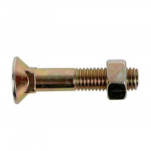 [Hot Item] DIN 608 Zinc Plated Galvanized Grade 4.8 5.8 M10 with DIN 934 Nuts Plough Plow Bolt