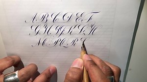 Copperplate Script Majuscules | Paul Antonio Scribe