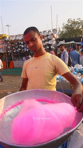 Hardworking Boy Selling Cotton Candy In Parbhani Urus - #dspkitchen #cottoncandy #foodie | DSP Kitchen