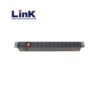 [Hot Item] Hot Selling Rack Mount Power Strip Surge Protector Hotel Socket Switch Power Distribution Equipment PDU Extension Socket
