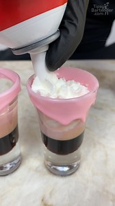 Pink balls shots #shots #cocktails | Tipsy Bartender
