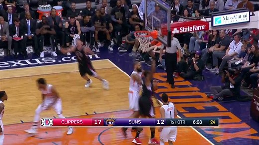 Blake Griffin drops the sweet dime through his legs! | NBA