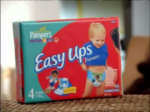 Pampers Easy Ups Reversed Ad