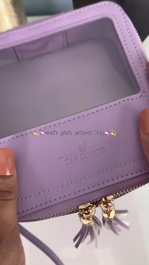 Purple girl aesthetic .. 💜😍 . . Makeup bag @dih.concepts . . . . Vanity, makeup bag, vanity mess, organize, girls aesthetic, girls vanity, pink bag, makeup mess, girls makeup, asmr, asmr video, lavender girl aesthetic . . #dihconcepts #toiletrybag #traveljunkie #makeupbag #makeuplovers #travelhacks #packwithme #wakeupandmakeup #vanity #vanitymakeup #organization #girlsvanity #travelhacks #travelbag #wristlet #asmr #asmrcommunity #makeupasmr #purple #purpleaesthetic #asmrorganizing | DIH Concep