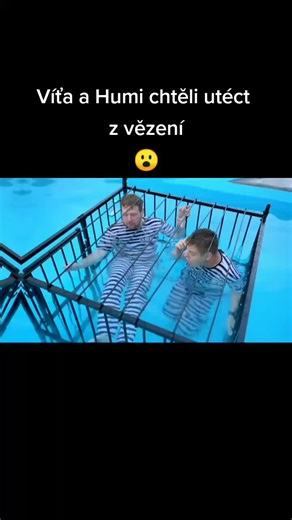 Playful Striped Outfit Challenge in Swimming Pool