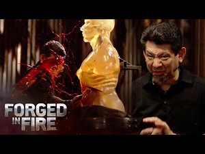 The Ikakalaka Blade: BRUTAL BLACK PANTHER SWORD | Forged in Fire (Season 7)