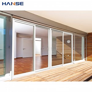 [Hot Item] Modern Glass Balcony Glass Door Sliding Door Design Sound and Waterproof Patio Glass Doors